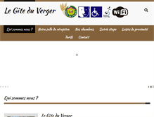 Tablet Screenshot of gite-du-verger.com